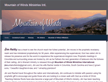 Tablet Screenshot of mountainofwinds.com